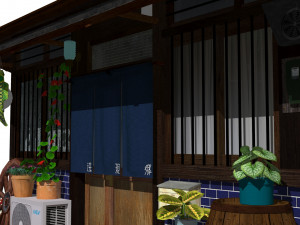 osaka house 3D मॉडल