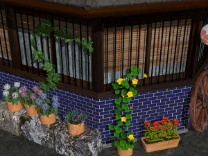 osaka house 3D मॉडल