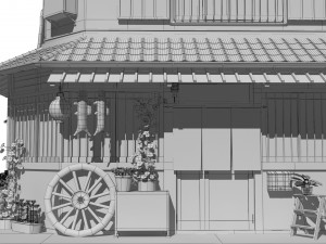 osaka house 3D मॉडल