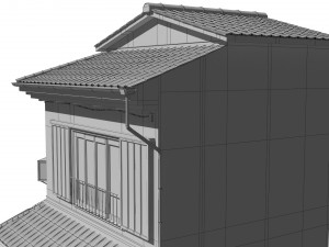 osaka house 3D मॉडल