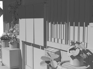osaka house 3D मॉडल