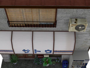 Токійський магазин 3D Модель