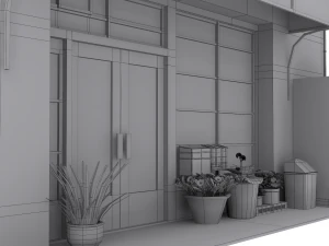 Токійський магазин 3D Модель