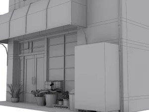 Токійський магазин 3D Модель