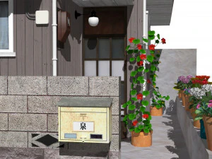 sendagaya house 3D Model