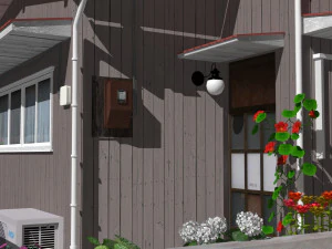 sendagaya house 3D Model