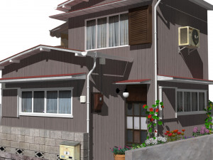 sendagaya house Modelo 3D