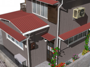 sendagaya house Modelo 3D