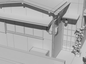 sendagaya house Modelo 3D