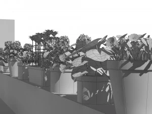 sendagaya house 3D Model