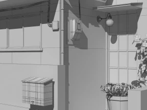 sendagaya house 3D Model
