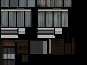 sendagaya house 3D Model