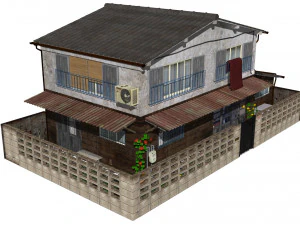 сходова будка 3D Модель