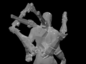 yellow jacket 3Dプリントモデル