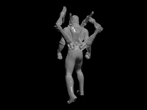 yellow jacket 3D Print Model