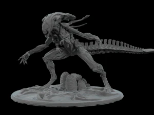 ज़ेनोमोर्फ रानी 3D प्रिंट मॉडल