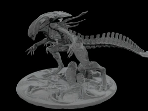 ज़ेनोमोर्फ रानी 3D प्रिंट मॉडल