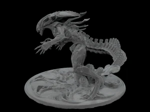 ज़ेनोमोर्फ रानी 3D प्रिंट मॉडल