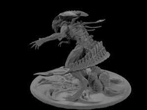 ज़ेनोमोर्फ रानी 3D प्रिंट मॉडल