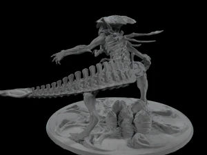 ज़ेनोमोर्फ रानी 3D प्रिंट मॉडल