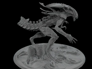 ज़ेनोमोर्फ रानी 3D प्रिंट मॉडल