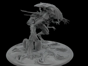 ज़ेनोमोर्फ रानी 3D प्रिंट मॉडल