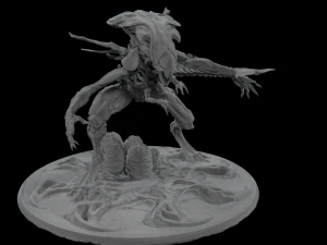 ज़ेनोमोर्फ रानी 3D प्रिंट मॉडल