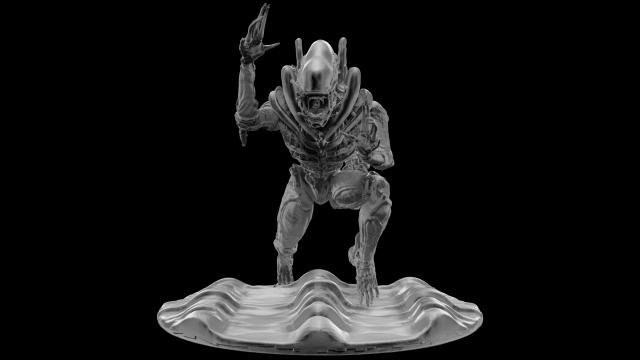 xenomorph Model Cetak 3D .c4d .max .obj .3ds .fbx .stl .blend 