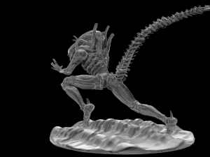 xenomorph Model Cetak 3D