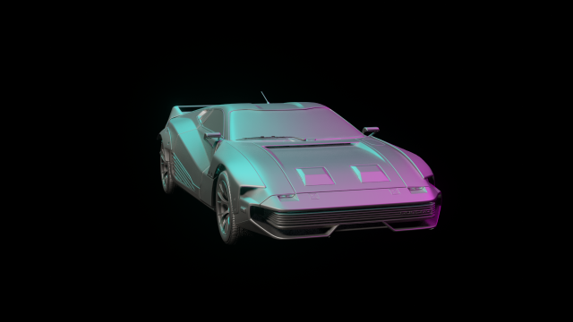Cyberpunk 2077 quadra turbo-r v-tech Modello 3D .c4d .max .obj .3ds .fbx .stl .blend 