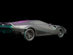 Cyberpunk 2077 quadra turbo-r v-tech 3D Model