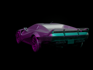 Cyberpunk 2077 quadra turbo-r v-tech Modello 3D
