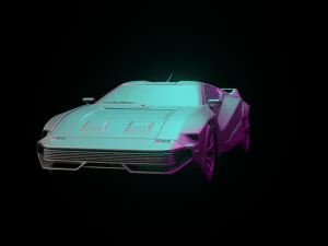 Cyberpunk 2077 quadra turbo-r v-tech 3D Model
