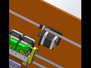 3d printer machine with dual extruder 3D-Modell