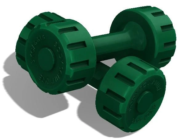 dumbbells 3kg- 66 lb 3D Model .c4d .max .obj .3ds .fbx .stl .blend