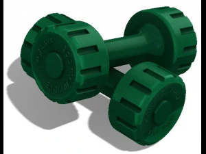 гантели 3 кг – 66 фунтов 3D Модель