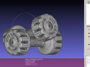 dumbbells 3kg- 66 lb 3D 모델