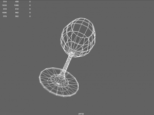wine glass 3D Model