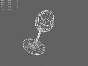 wine glass 3D Model