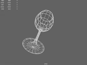 wine glass 3D Model