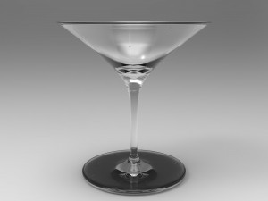 wine glass 3D Модель