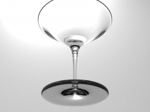 wine glass 3D Модель