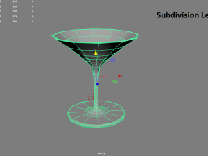 wine glass 3D Модель
