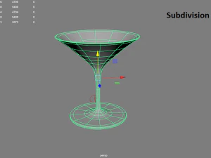 wine glass 3D Model
