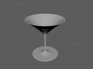 wine glass 3D Модель