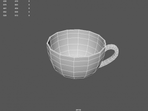 coffee cup 3D 模型