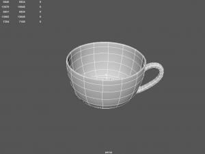 coffee cup 3D 模型