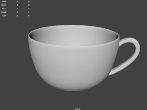 coffee cup 3D 模型