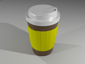 paper coffee cup 3D Model