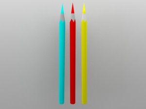 pensil Model 3D
